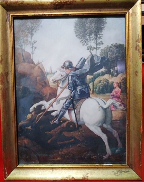 Veche litografie Rafael