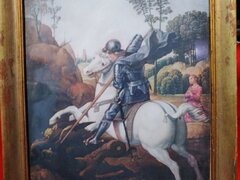 Veche litografie Rafael